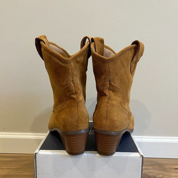 FRENCH CONNECTION Vegan Suede Slouchy Bootie Carrie Great Condition Size 9M - Picture 5 of 9